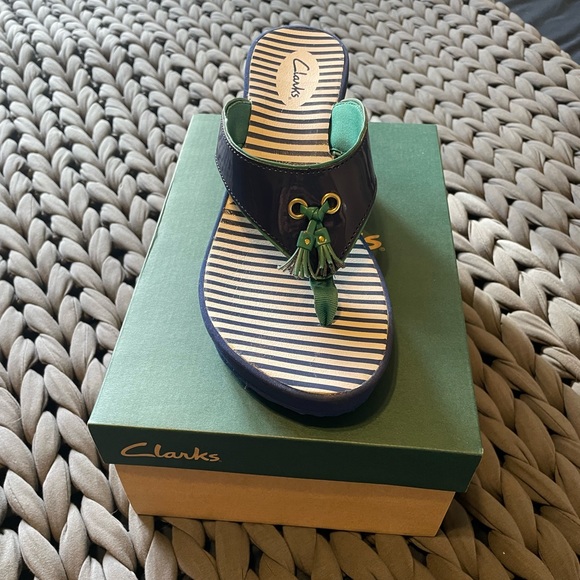 Clarks Yacht Flash tassel platform wedge scandal - Picture 3 of 4